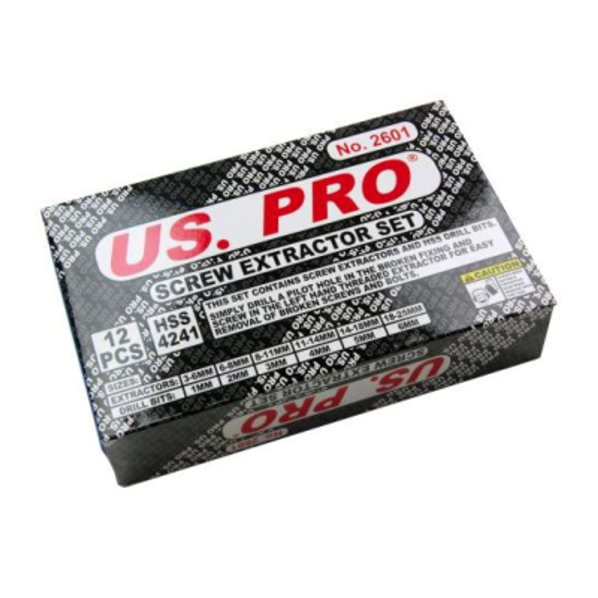 12 Piece Screw and Bolt Extractor Set