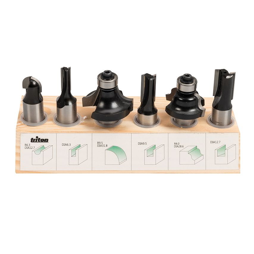1/2" Router Kit 6 Piece