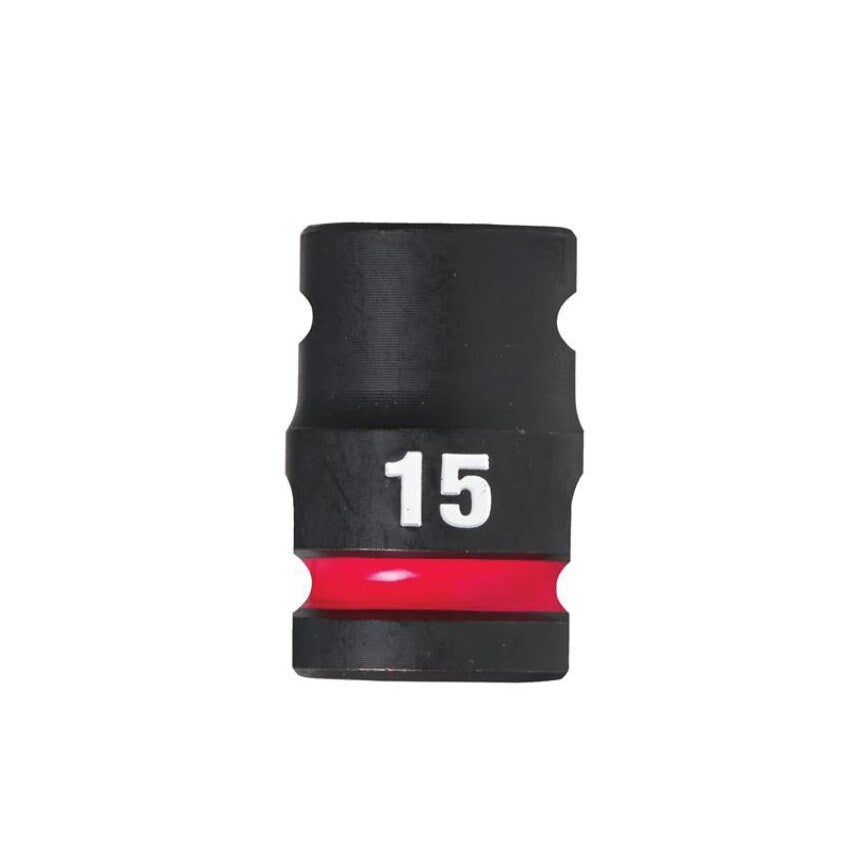 1/2" Sq Drive Shockwave Impact Socket 15mm Std-Ii