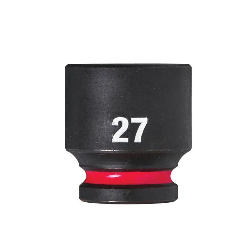 1/2" Sq Drive Shockwave Impact Socket 27mm Std-Ii