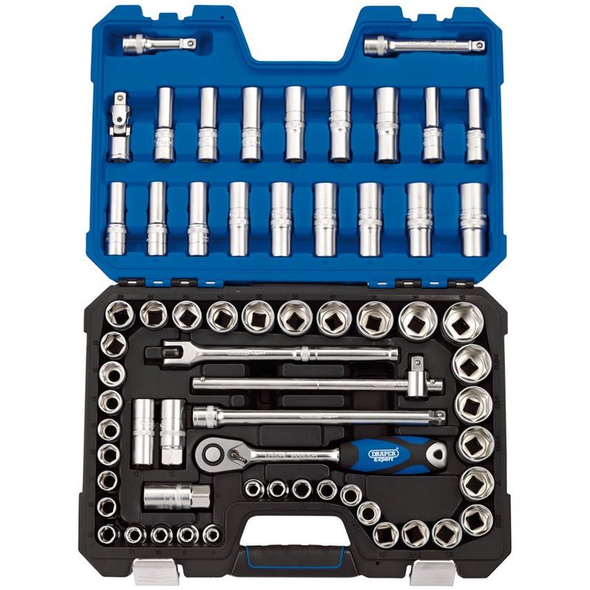 1/2" Square Drive 63 Piece Socket Set