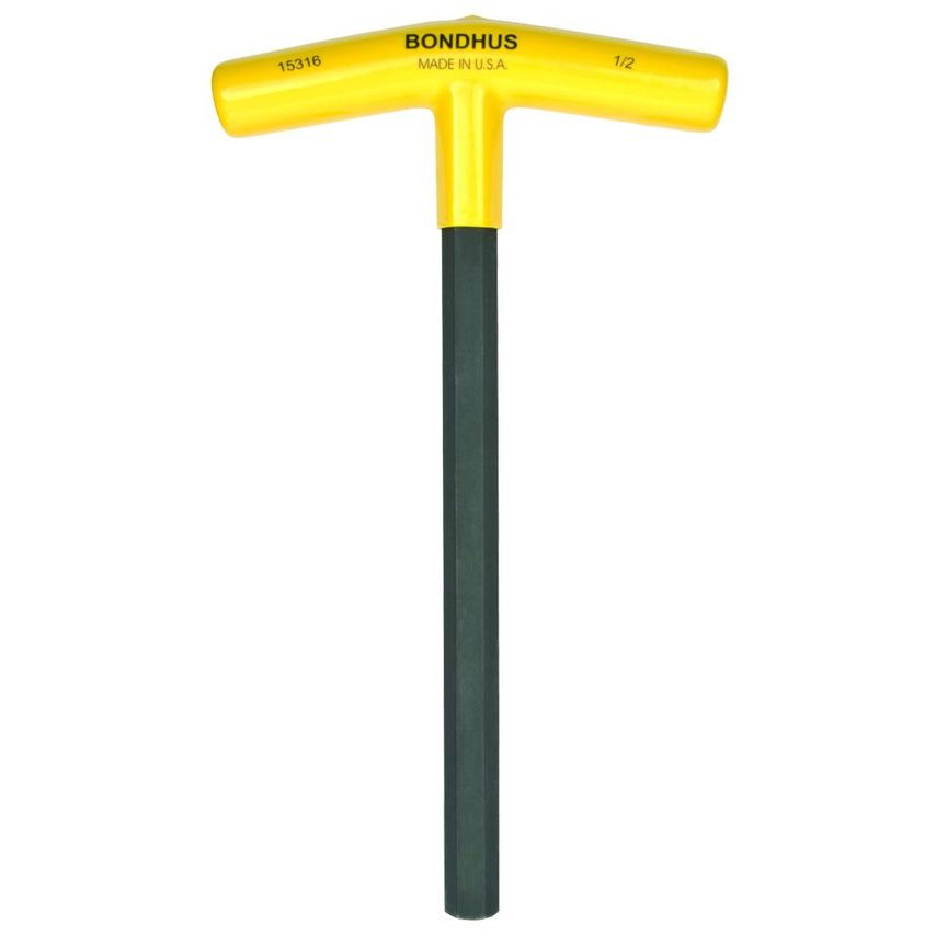 1/2" T-Handle Hex 9" Hex Blade, 1/2", 15316