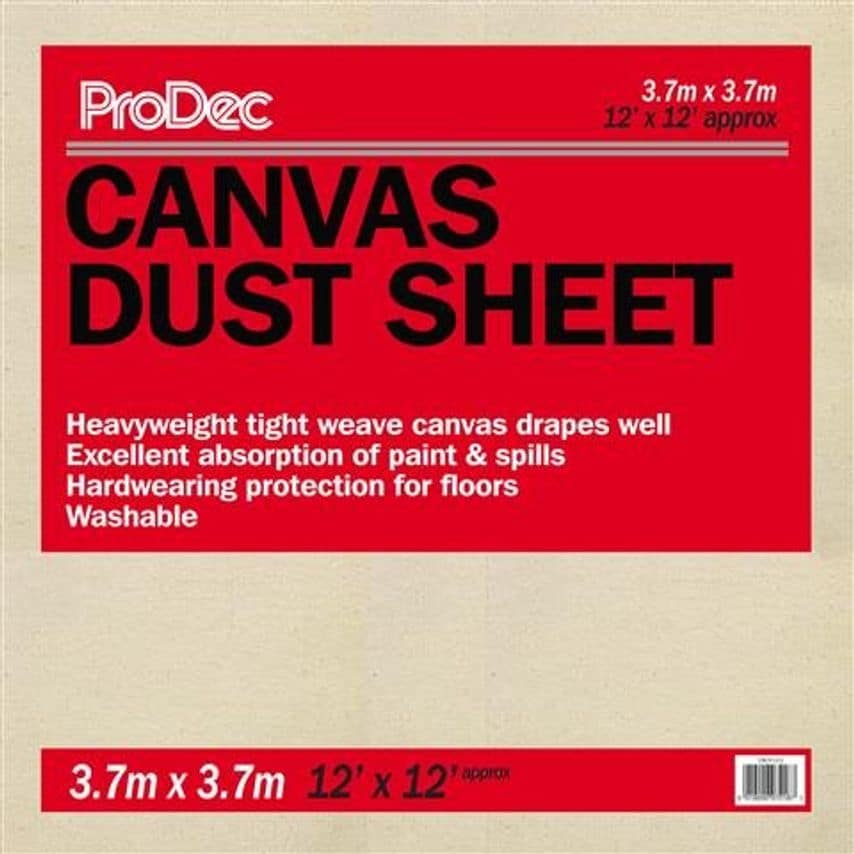 12' X 12' Canvas Dust Sheet