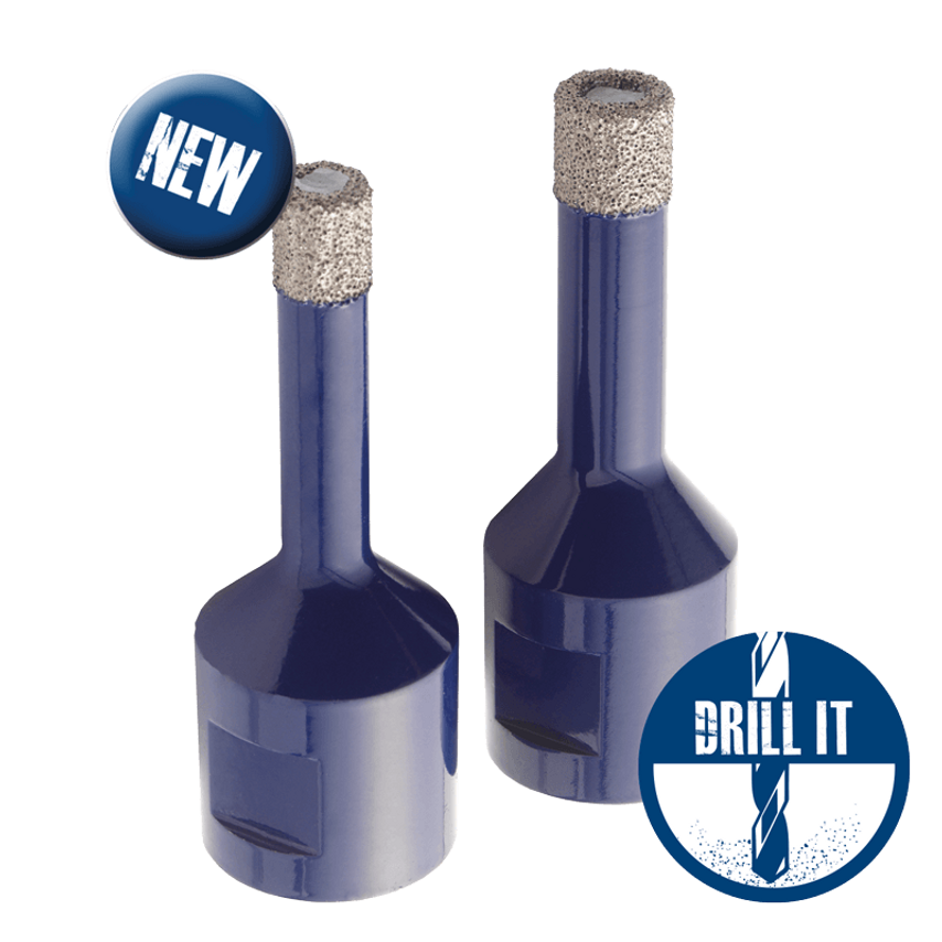 12 x 34mm x M14 Diamond Drill - Hard Tile - Angle Grinder