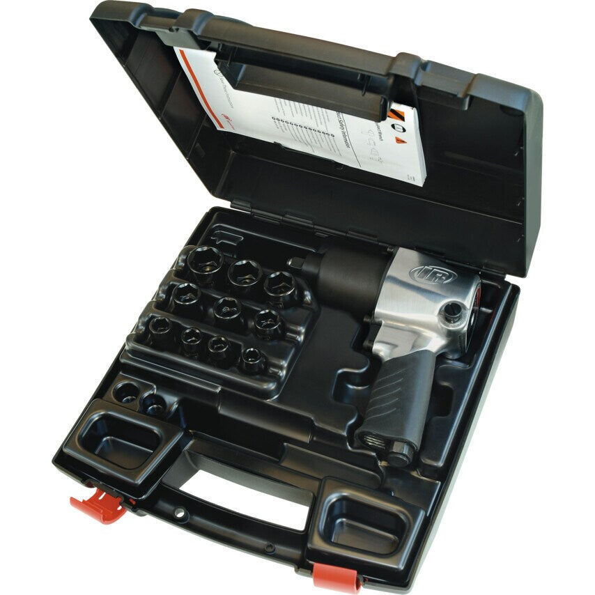 1/2in Air Impact Wrench 610NM Torque Set with Sockets