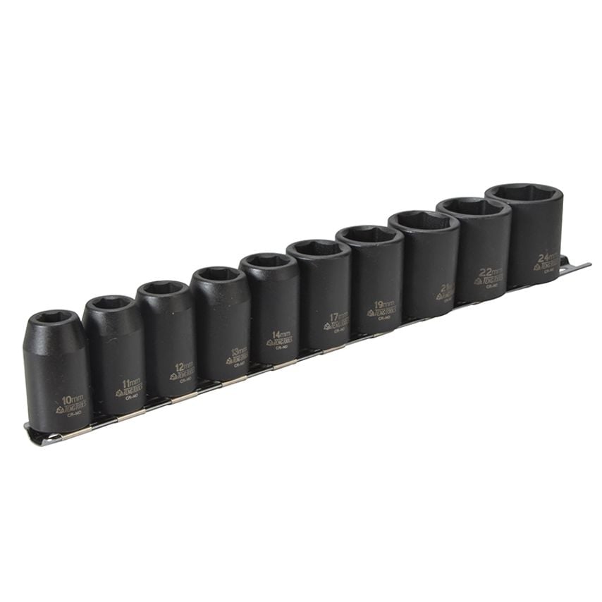 1/2in Drive 9121 Impact Socket Set, 10 Piece TEN9121