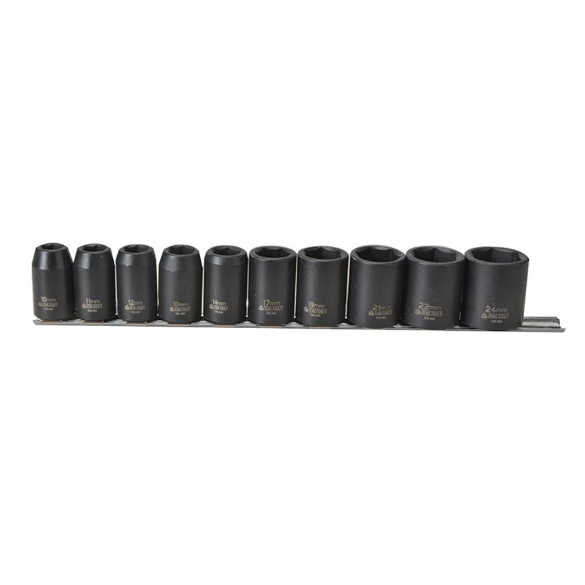 1/2in Drive 9121 Impact Socket Set, 10 Piece TEN9121
