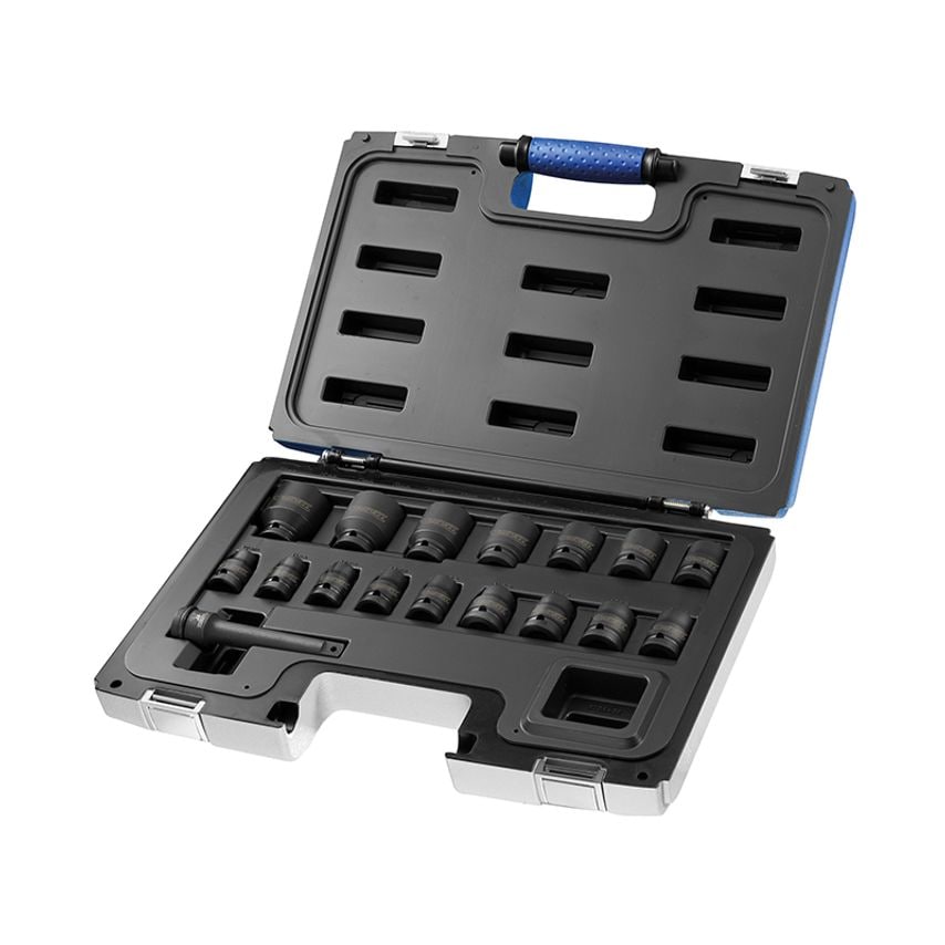 1/2in Impact Socket Set, 16 Piece BRIE041603B