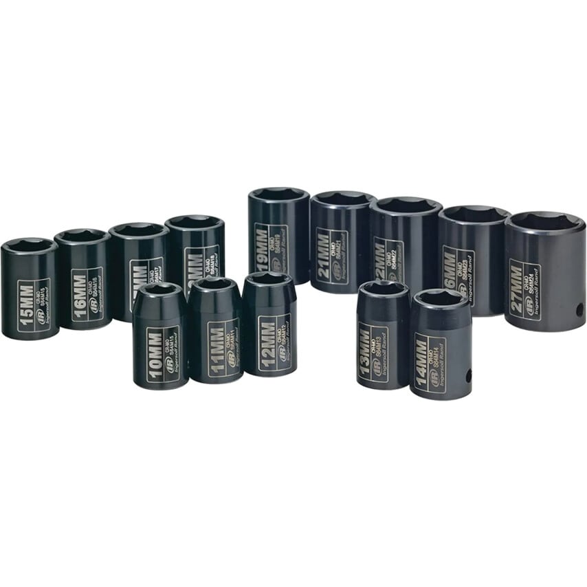 1/2in Metric Universal Sockets Set Cr-Mo Steel (ST-14)