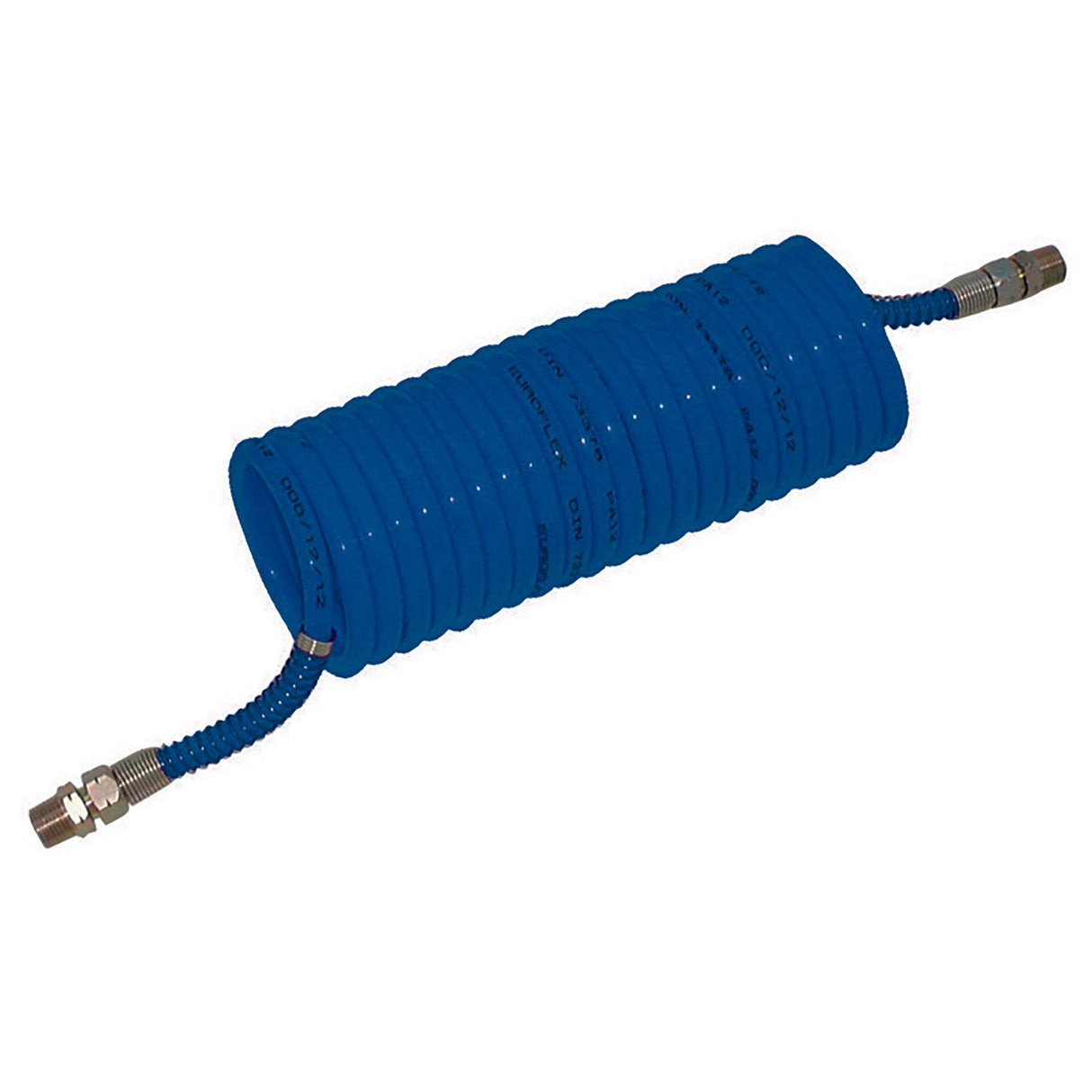 1/2in OD Recoil Hose Blue x 25FT and 3/8in - NRH12-25B