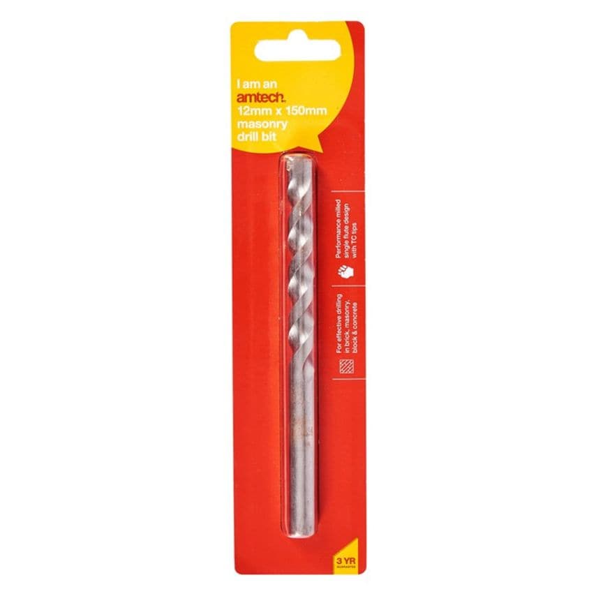 12mm X 150mm Masonry Drill Bit