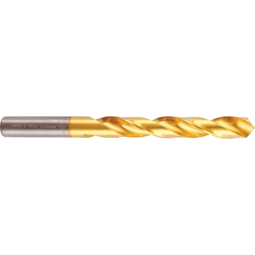 13.00MM TiN Coated Jobber Drill
