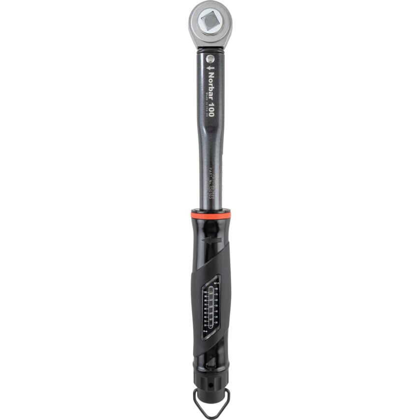 130103 - NorTorque 100 Torque Wrench, Dual Scale, Push Through Ratchet, 1/2in Drive - 20-100Nm