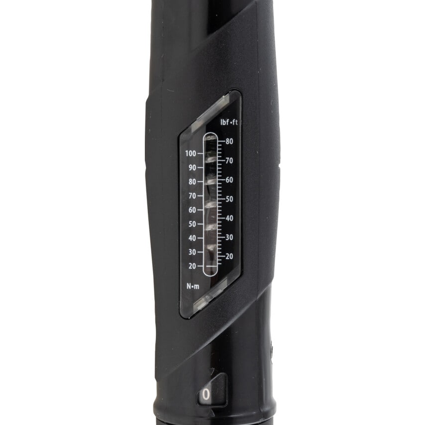 130103 - NorTorque 100 Torque Wrench, Dual Scale, Push Through Ratchet, 1/2in Drive - 20-100Nm