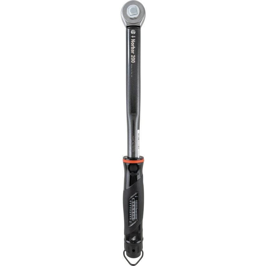 130104 - NorTorque 200 Torque Wrench, Dual Scale, Push Through Ratchet, 1/2in Drive - 40-200Nm