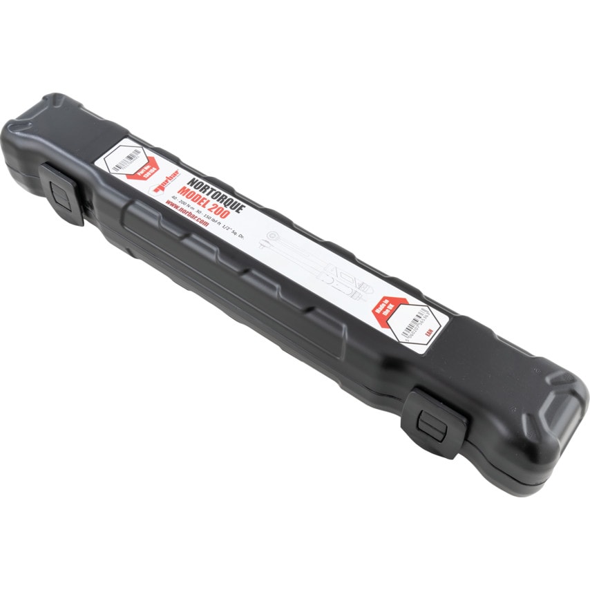 130104 - NorTorque 200 Torque Wrench, Dual Scale, Push Through Ratchet, 1/2in Drive - 40-200Nm