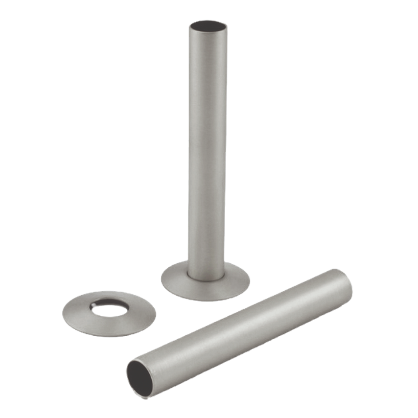 130mm Sleeve Set 18mm Diameter - Satin Brushed Nickel