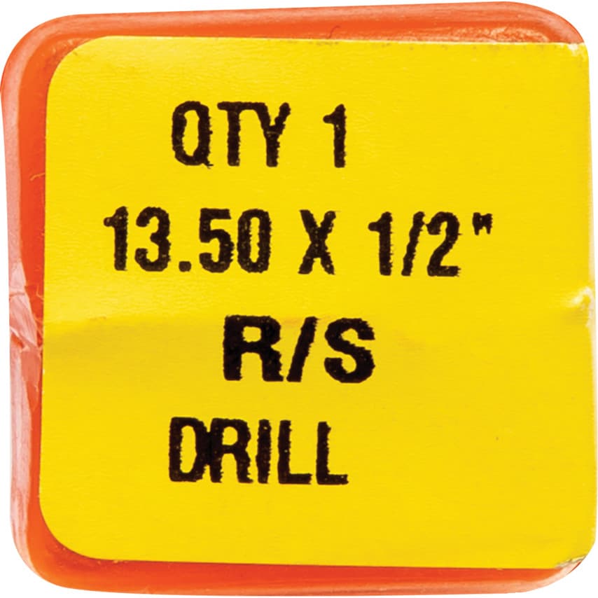 13.50MM HSS 1/2" Parallel Shank Drill