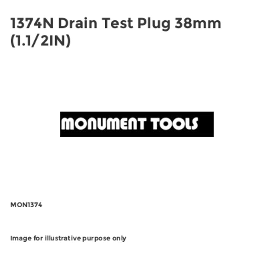 1374N Drain Test Plug 38mm (1.1/2IN)