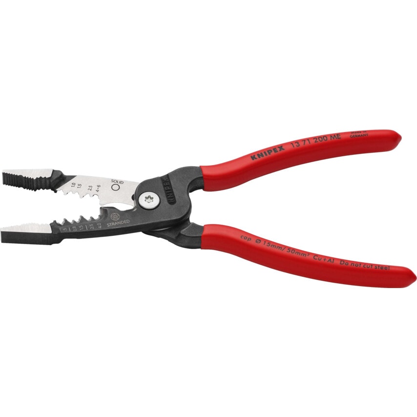 13 71 200 ME Wire Stripper Metric Plastic Coated 200MM (PK-6)