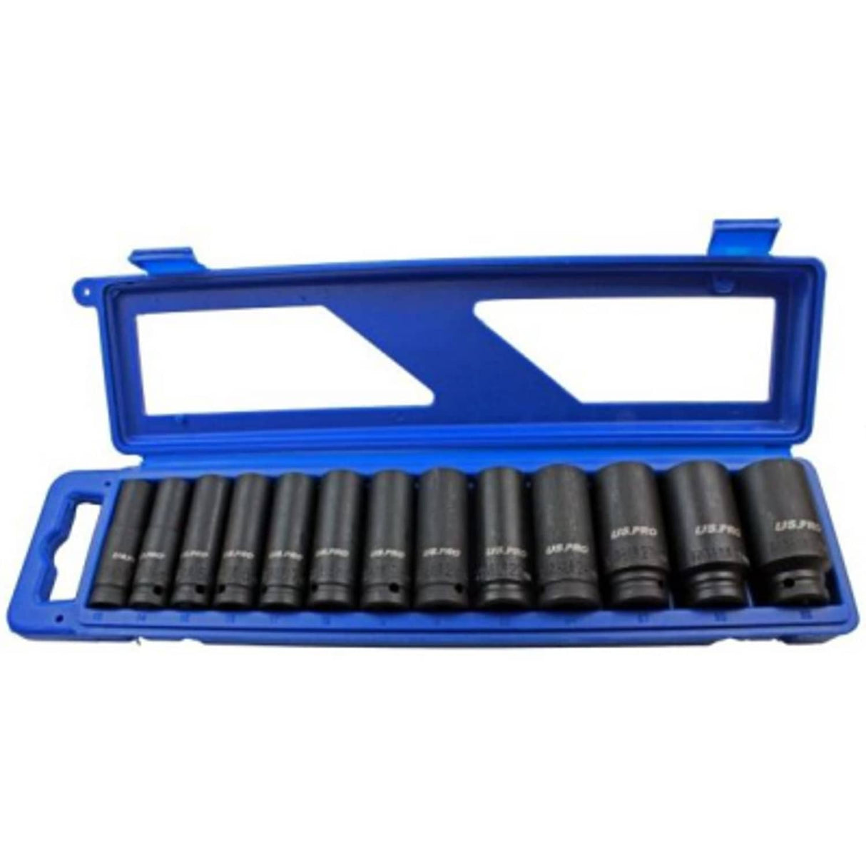 13 Piece 1/2in Drive 12pt Deep Impact Sockets Metric Set