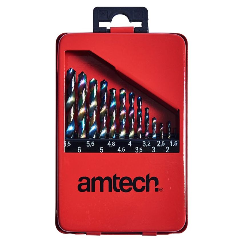 13 Piece Titanium Coated High Speed Steel (Hss) Drill Bit Set