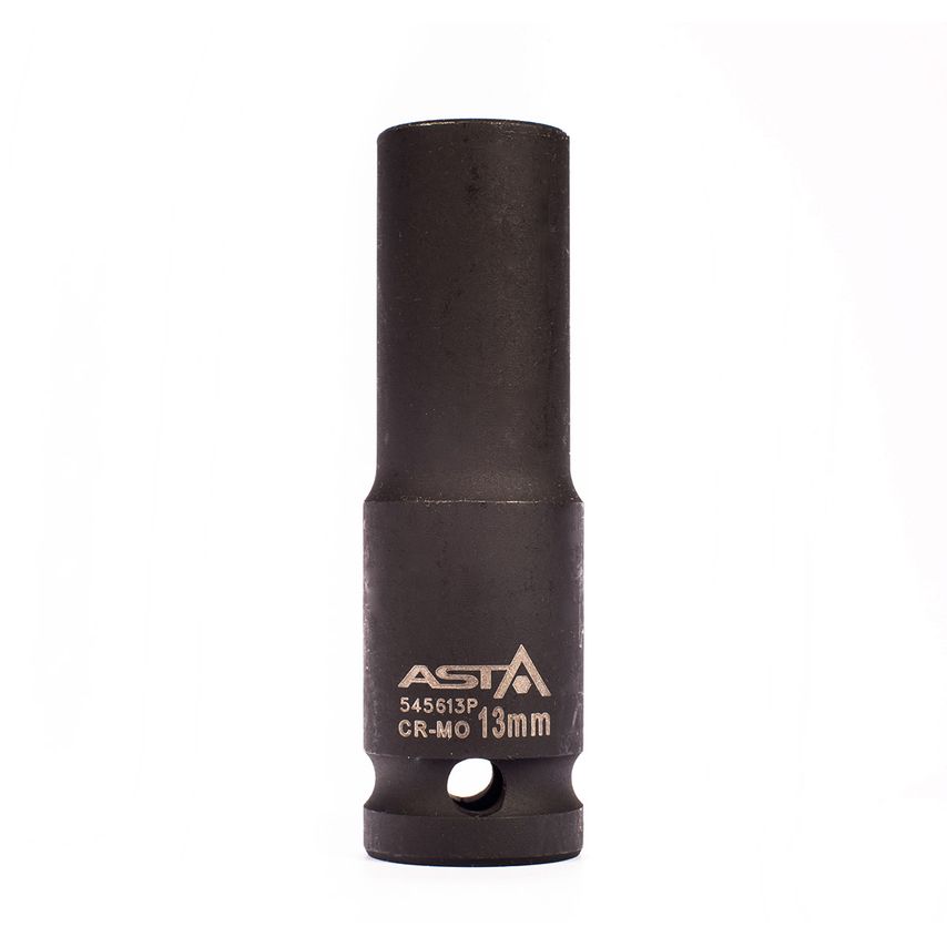 13mm 1/2" Drive Long Impact Socket 12 Point (12PT) Heavy Duty 78mm Length