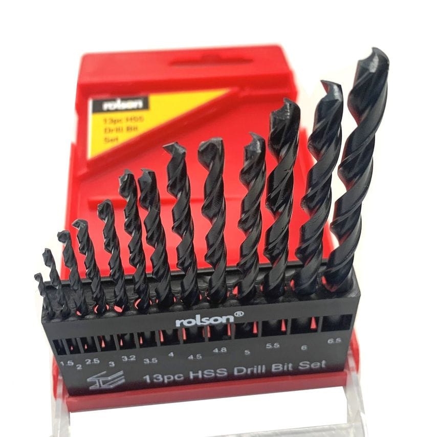 13pc HSS Drill Bit Set