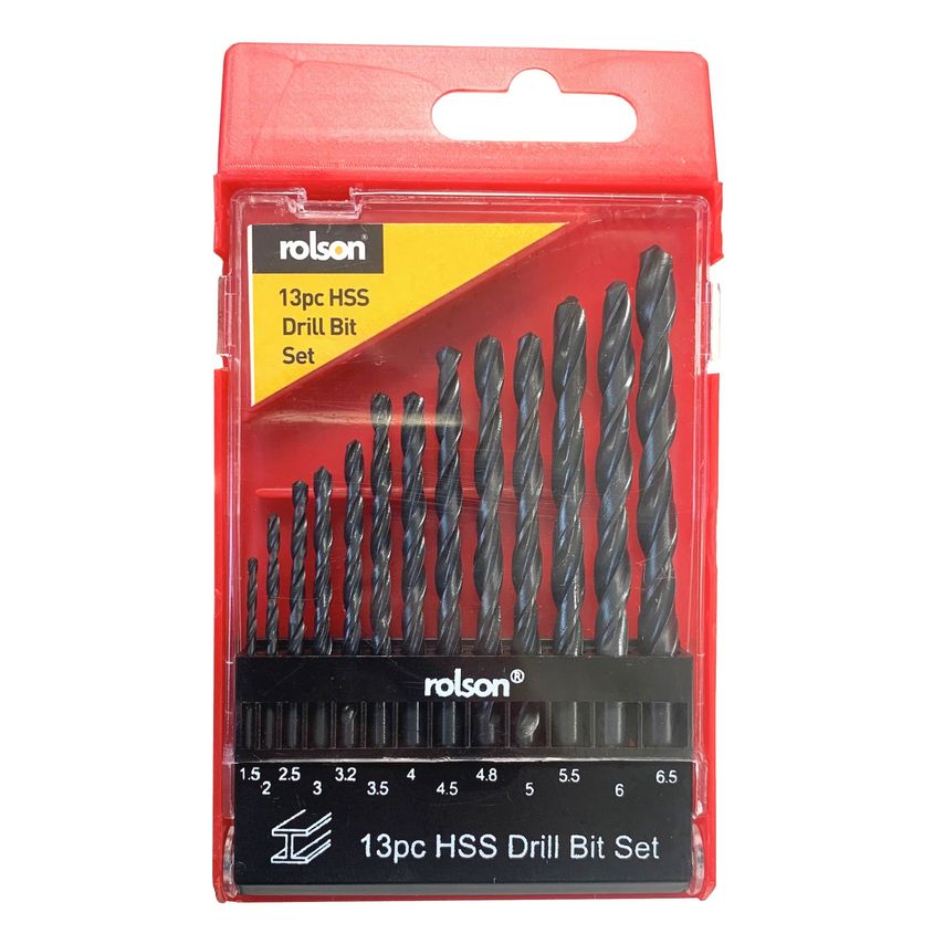 13pc HSS Drill Bit Set