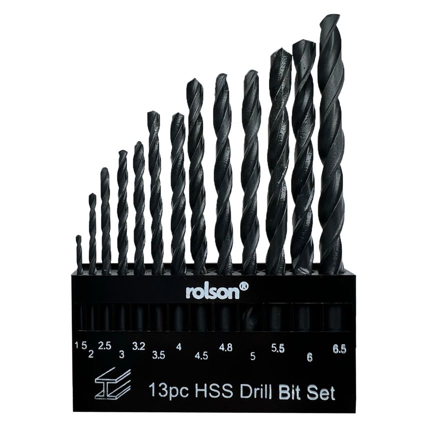 13pc HSS Drill Bit Set