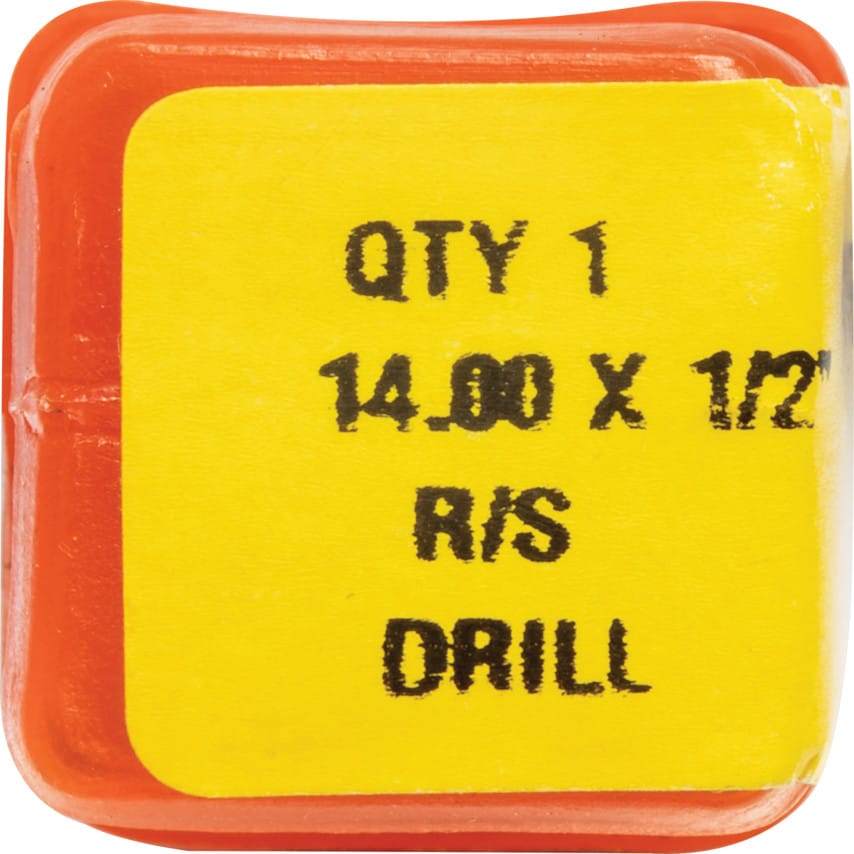 14.00MM HSS 1/2" Parallel Shank Drill