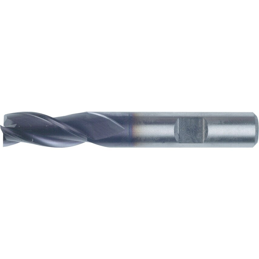 14.00MM Series 06 HSS-Co 8% 3 Flute Weldon Shank Slot Drills - TiAlN Coated