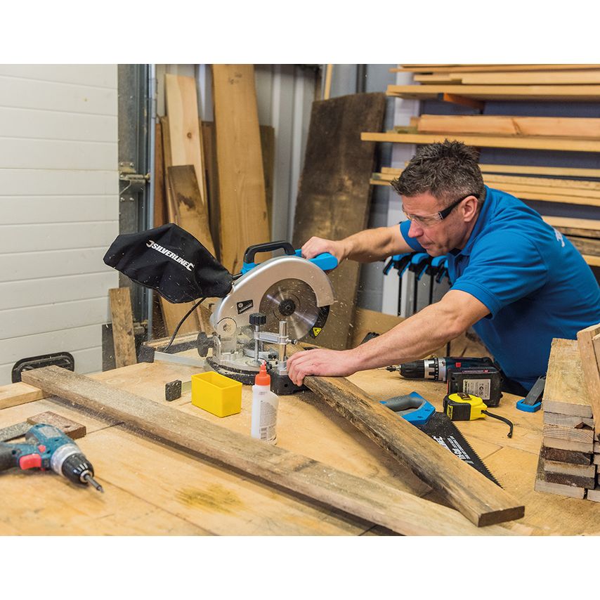 1400W Compound Mitre Saw 210mm 1400W