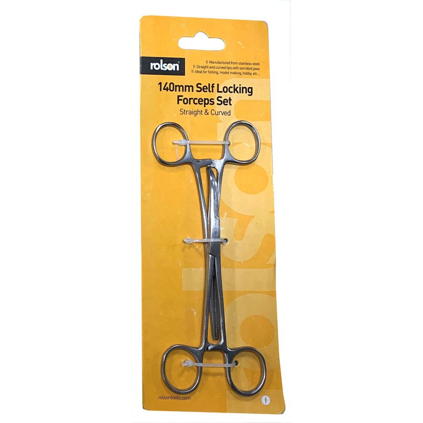 140mm Straight & Curved Forceps