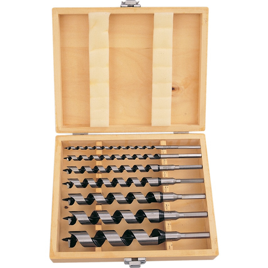 1/4"-1" Solid Centre Auger Bits (7-Set)