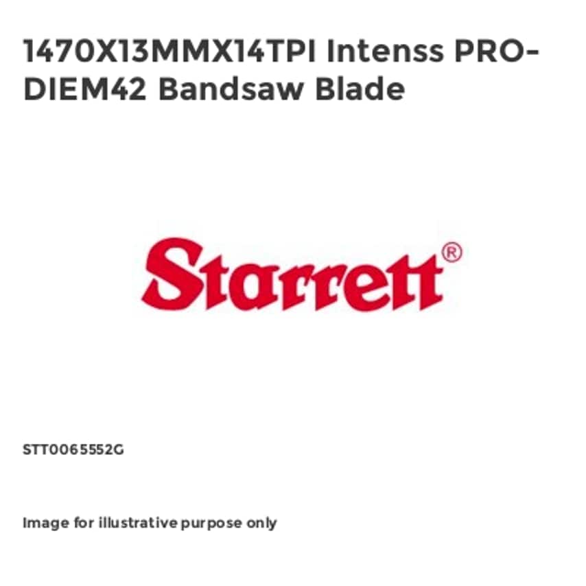 1470X13MMX14TPI Intenss PRO-DIEM42 Bandsaw Blade