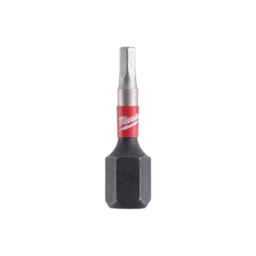 1/4"HEX Shockwave Impact Duty Driver Bit Hex 2.5mmx25mm (PK-2)