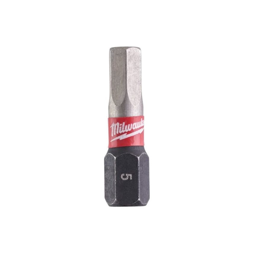 1/4"HEX Shockwave Impact Duty Driver Bit Hex 5mmx25mm (PK-2)