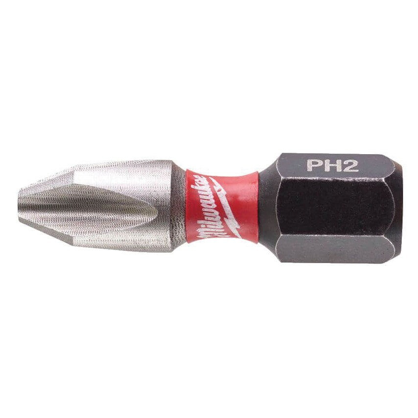 1/4"HEX Shockwave Impact Duty Driver Bit PH2x25mm (PK-25)