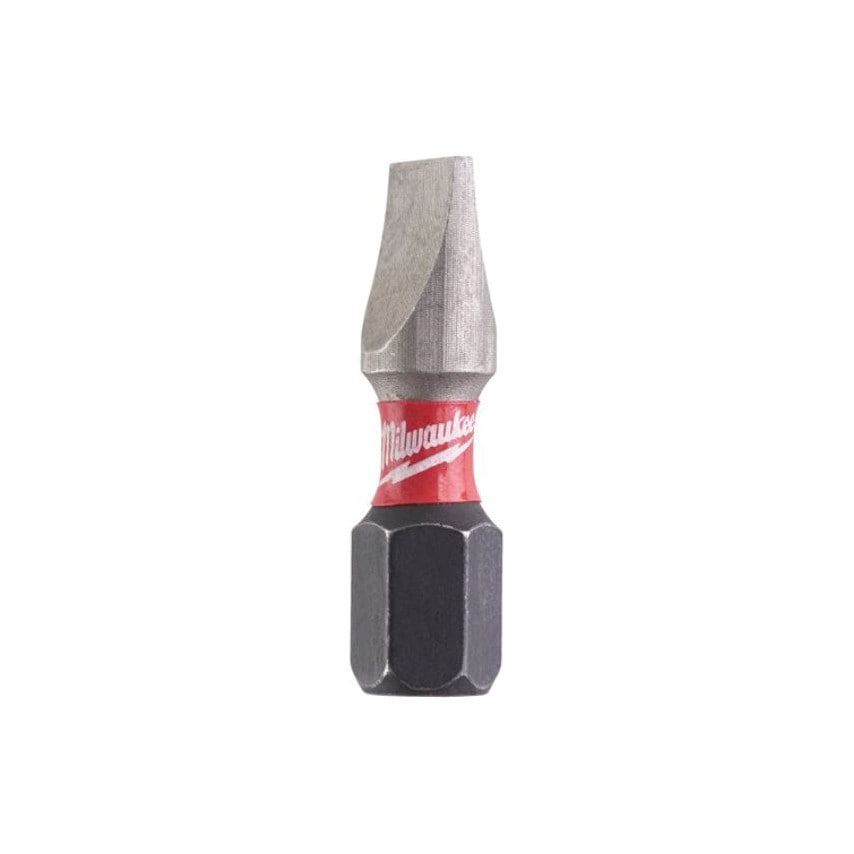 1/4"HEX Shockwave Impact Duty Driver Bit SL0T 1.2x6.5x25mm (PK-2)