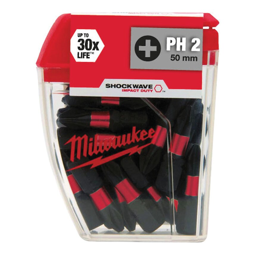 1/4"HEX Shockwave Impact Duty Driver Bit TX30x25mm (PK-25)