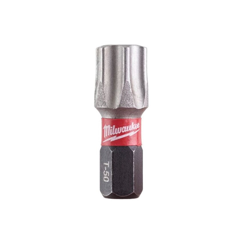 1/4"HEX Shockwave Impact Duty Driver Bit TX50x25mm (PK-25)