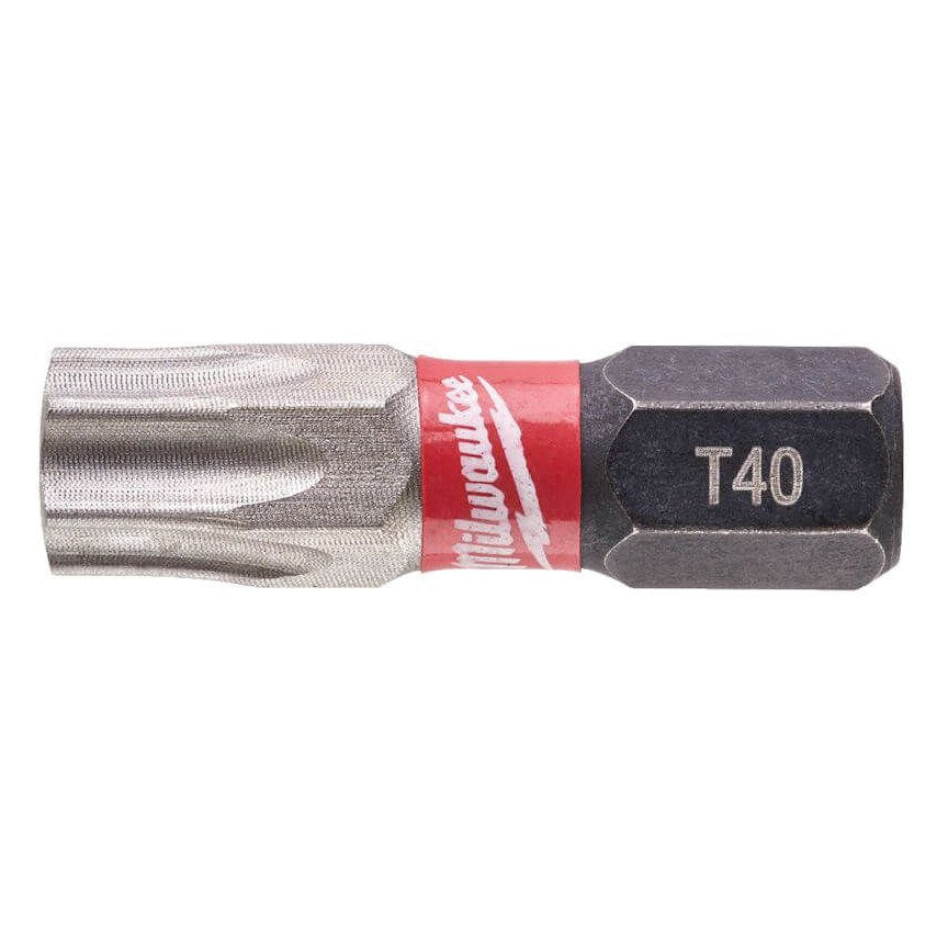 1/4"HEX Shockwave Impact Duty Driver Bit TX BO40x25mm (PK-2)