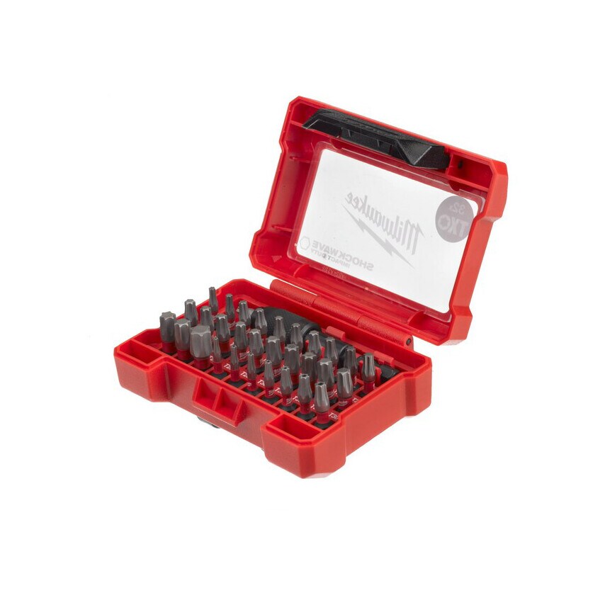 1/4"HEX Shockwave Impact Duty Driver TORX Bit Set (32PC)