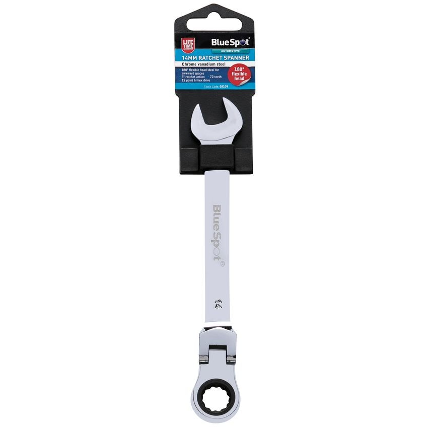14MM Ratchet Spanner Flexible Head (180)