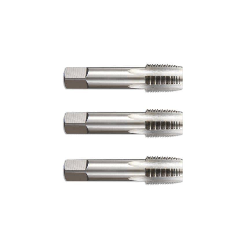 1/4"X19 BSPT HSS Tap Set RC ISO2284/1982 Short Machine