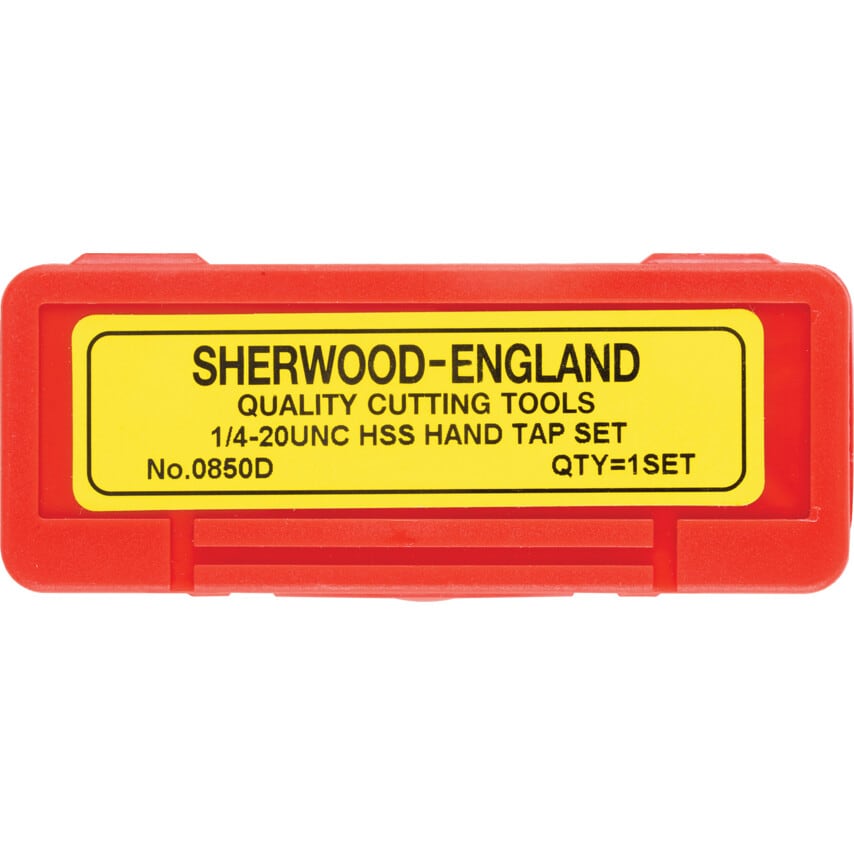 1/4"X20 UNC HSSGT Straight Flute Tap Set