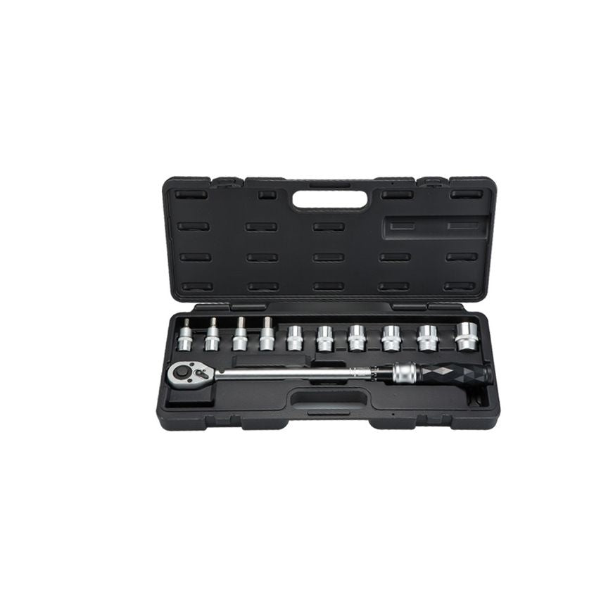 1/4" Drive 24T Torque Wrench 1 -25Nm Matte Finished Bit Hex Trox 15 20 25 27 30 40 BS-41728D