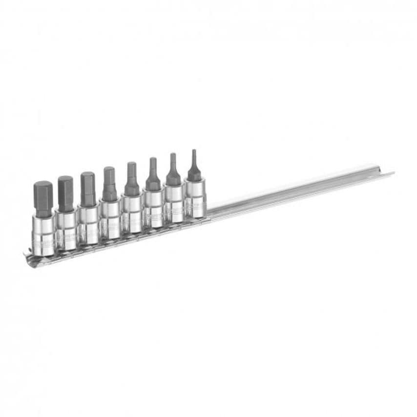 1/4" Drive Socket Set - Hex Bit8 Piece - E030704