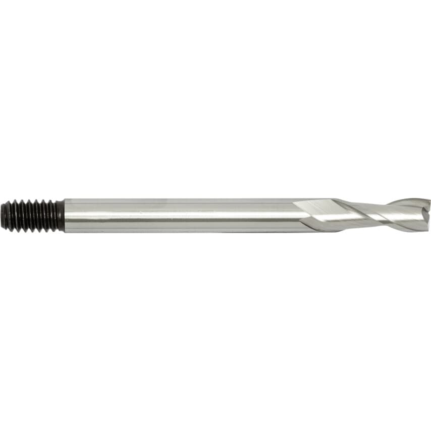 1/4" HSS 2 Flute Threaded Shank Long Series Slot Drills